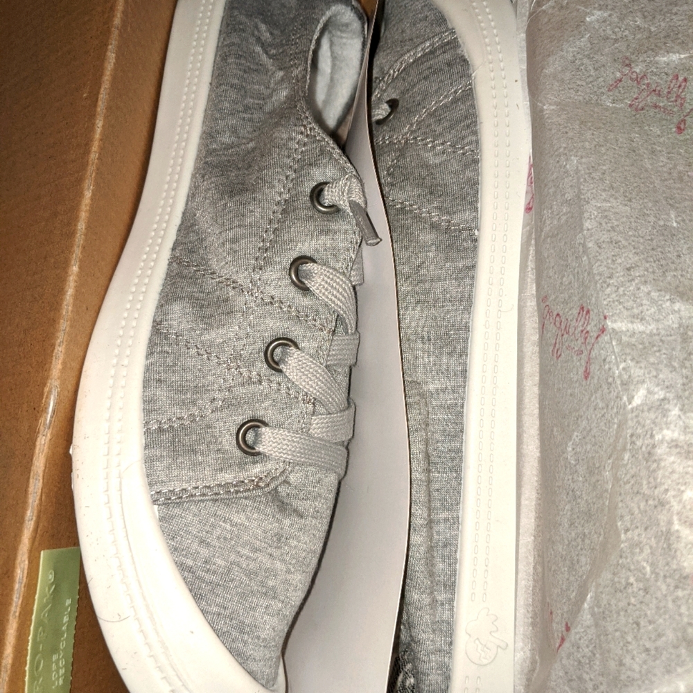 Gray Slip On Sneakers
